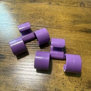 The Smarter Hook Strong Durable Diaper Bags Backpacks Purses Grocery Bags Purple